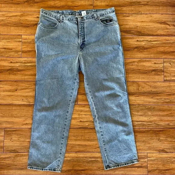 Harley Davidson Light Blue Jeans Men size 42x30 Made in USA - Picture 1 of 16